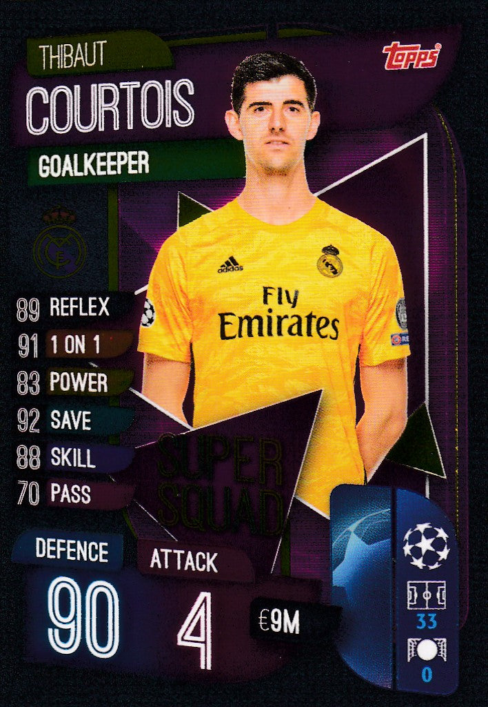 SUS01. THIBAUT COURTOIS - REAL MADRID - SUPER SQUAD