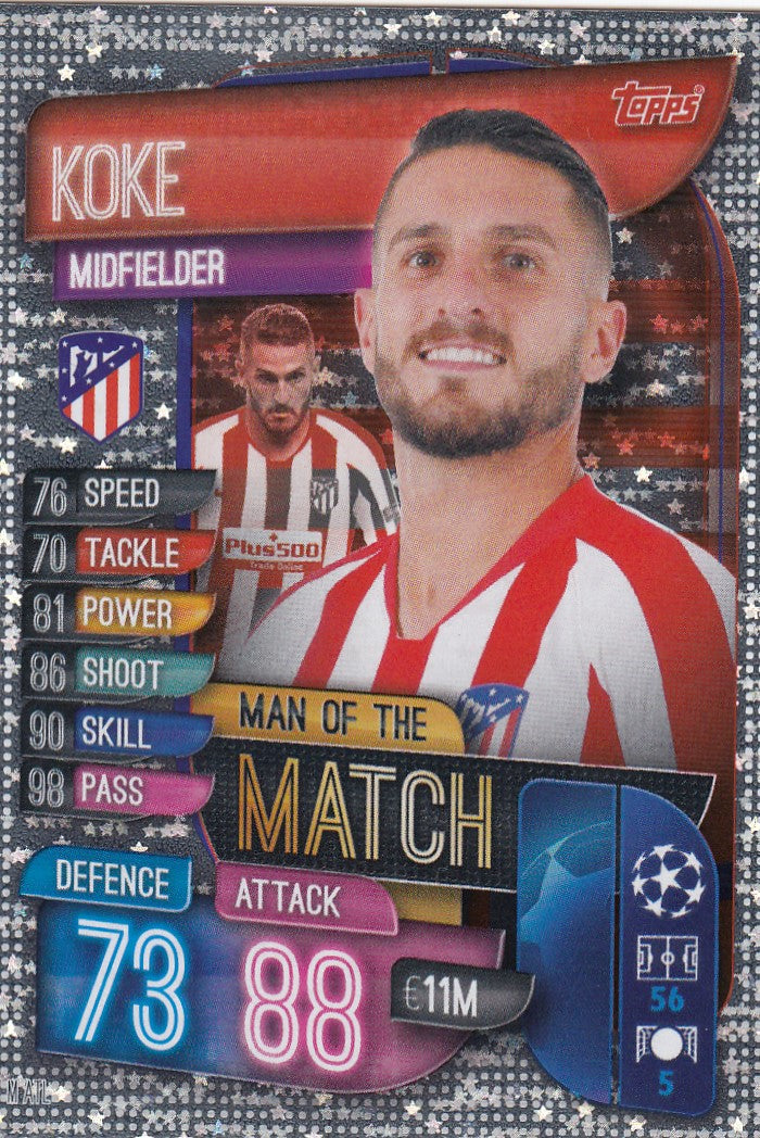 MOM-ATL. KOKE - ATLÈTICO DE MADRID - MAN OF THE MATCH