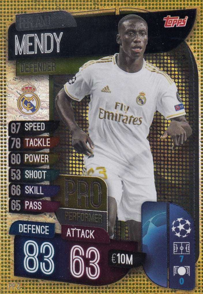 PP002. FERLAND MENDY - REAL MADRID - PRO PERFORMER - GOLD
