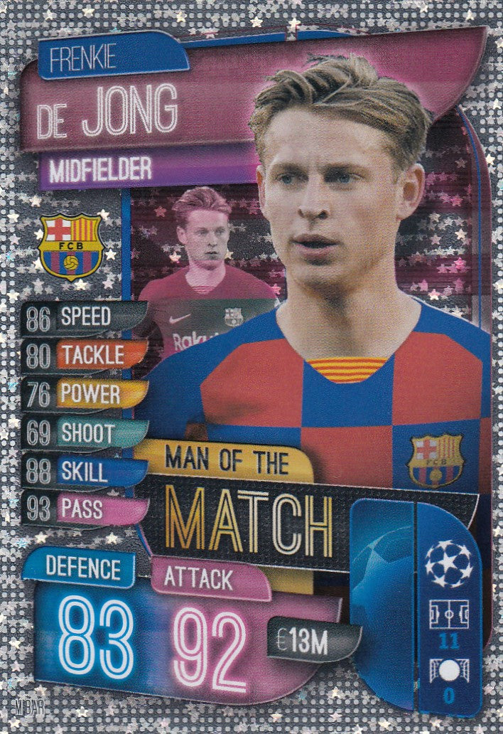 MOM-BAR. FRENKIE DE JONG - BARCELONA - MAN OF THE MATCH