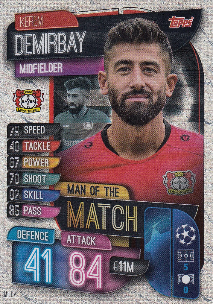 MOM-LEV. KEREM DEMIRBAY - BAYER LEVERKUSEN - MAN OF THE MATCH