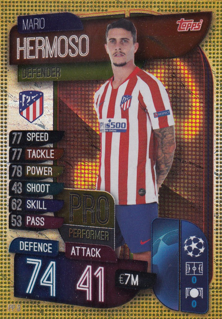 PP003. MARIO HERMOSO - ATLÈTICO DE MADRID - PRO PERFORMER - GOLD