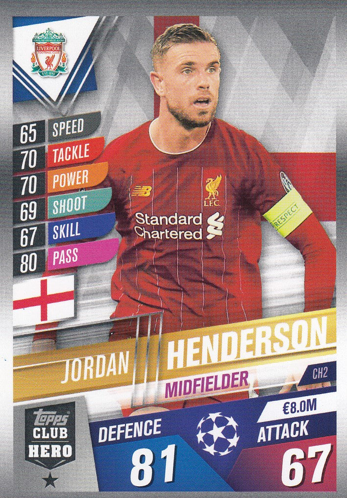 CH2. JORDAN HENDERSON - LIVERPOOL - CLUB HERO