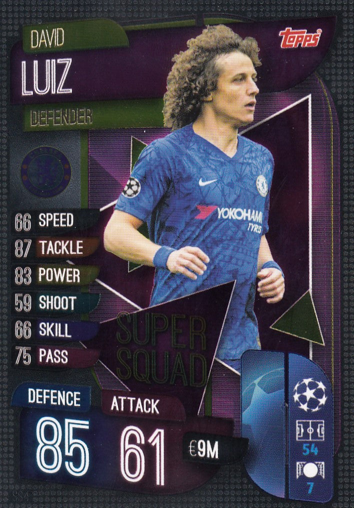 SUS04. DAVID LUIZ - CHELSEA - SUPER SQUAD