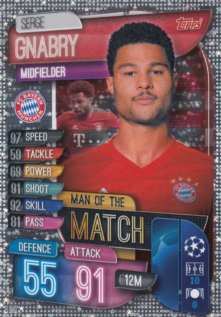 MOM-BAY. SERGE GNABRY - BAYERN MUNCHEN - MAN OF THE MATCH