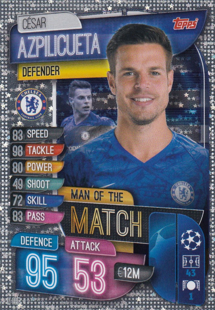 MOM-CHE. CÈSAR AZPILICUETA - CHELSEA - MAN OF THE MATCH