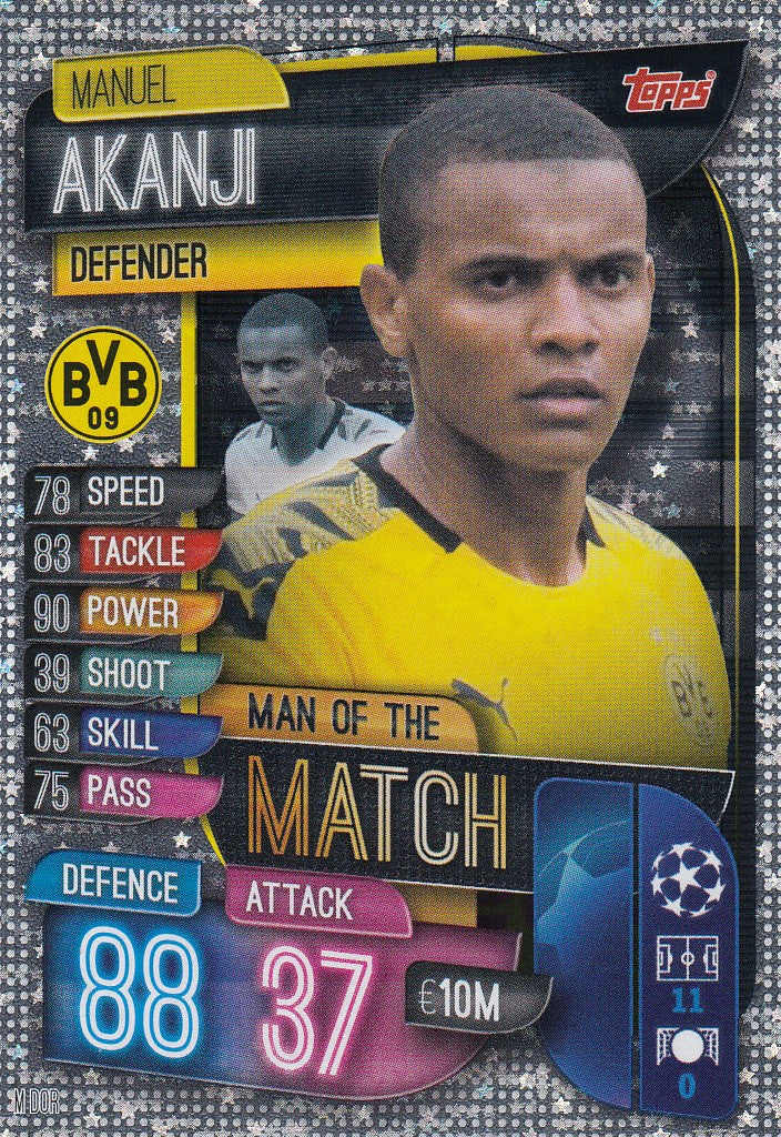 MOM-DOR. MANUEL AKANJI - BORUSSIA DORTMUND - MAN OF THE MATCH