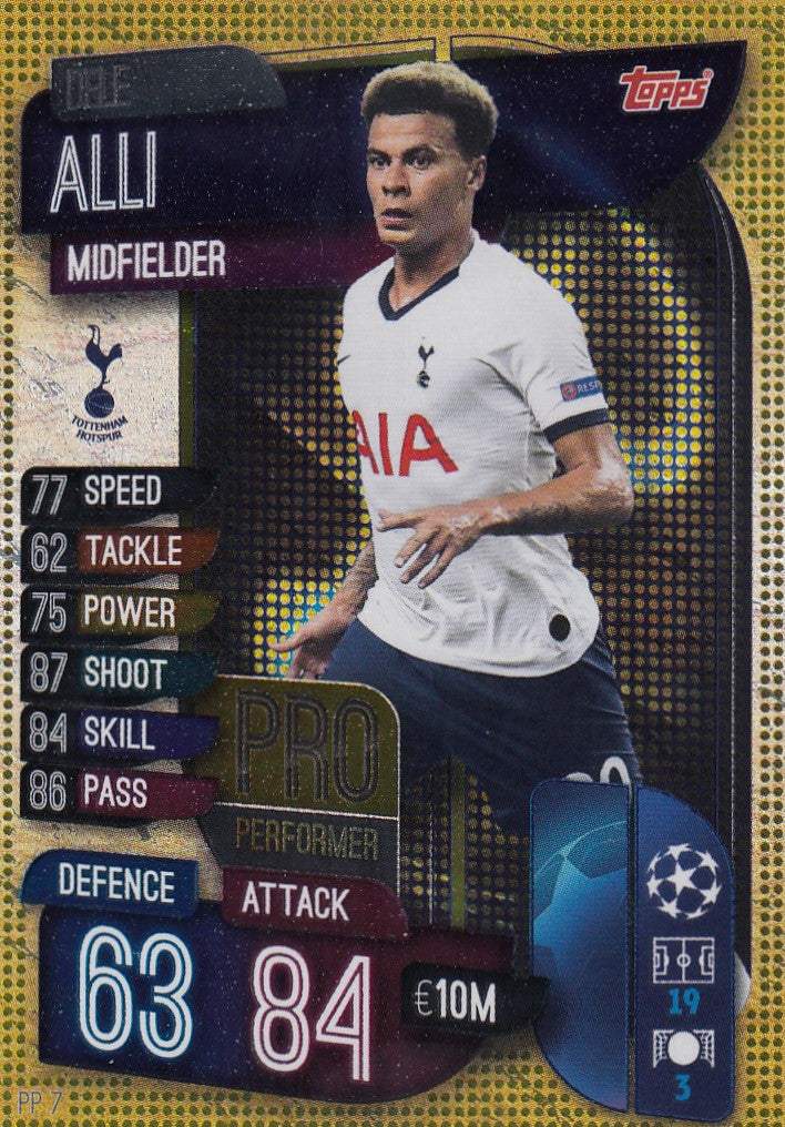 PP007. DELE ALLI - TOTTENHAM - PRO PERFORMER - GOLD