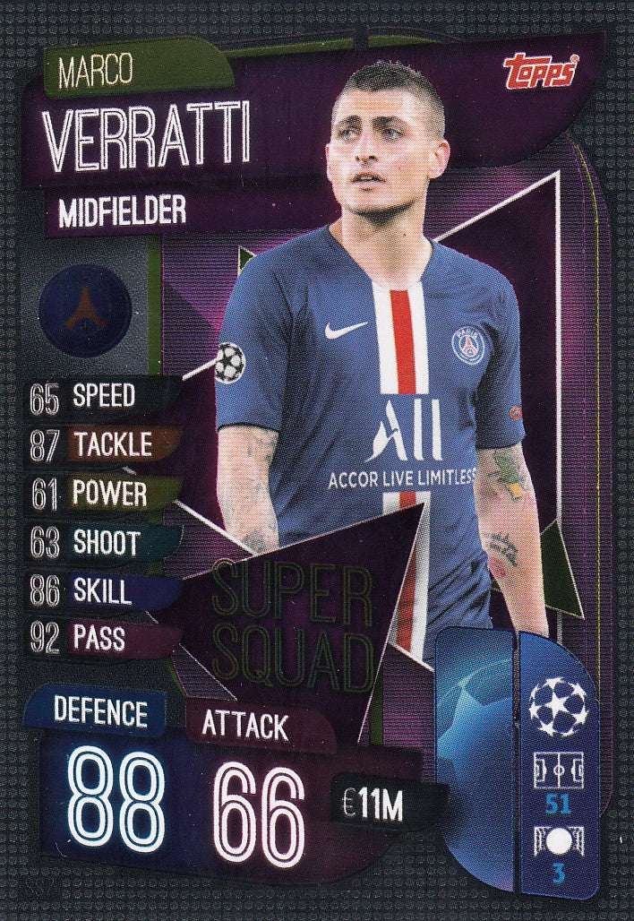 SUS07. MARCO VERRATTI - PARIS SAINT-GERMAIN - SUPER SQUAD