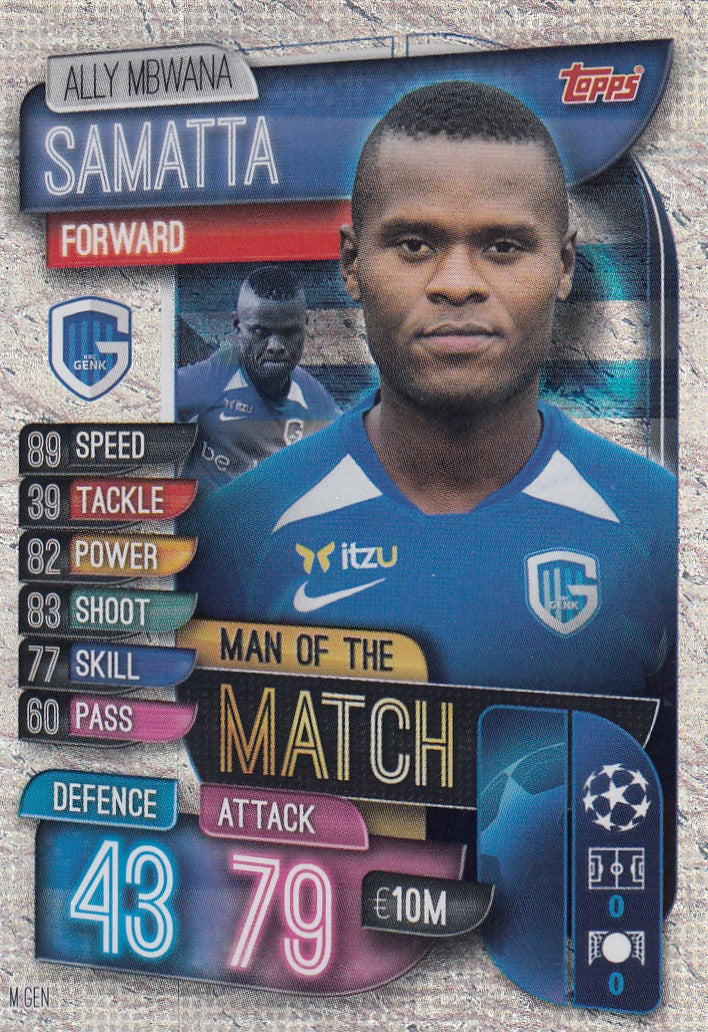 MOM-GEN. ALLY MBWANA SAMATTA - GENK - MAN OF THE MATCH