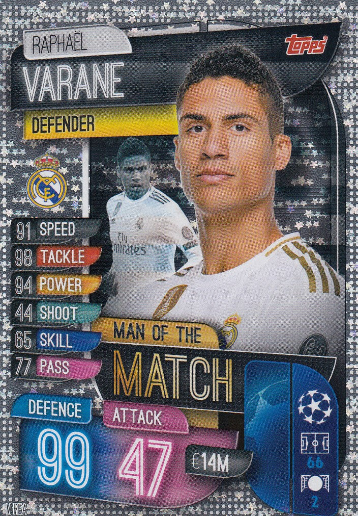 MOM-REA. RAPHAEL VARANE - REAL MADRID - MAN OF THE MATCH