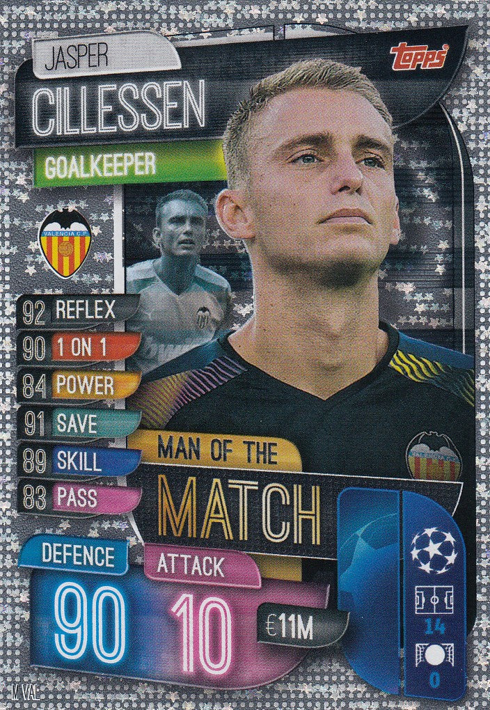 MOM-VAL. JASPER CILLESSEN - VALENCIA - MAN OF THE MATCH