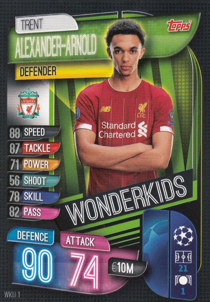WKU01. TRENT ALEXANDER-ARNOLD - LIVERPOOL - WONDERKIDS - UK EDITION