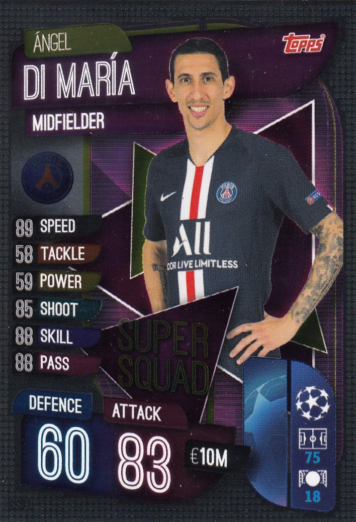 SUS10. ÀNGEL DI MARÌA - PARIS SAINT-GERMAIN - SUPER SQUAD