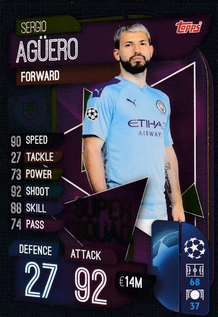 SUS11. SERGIO AGUERO - MANCHESTER CITY - SUPER SQUAD