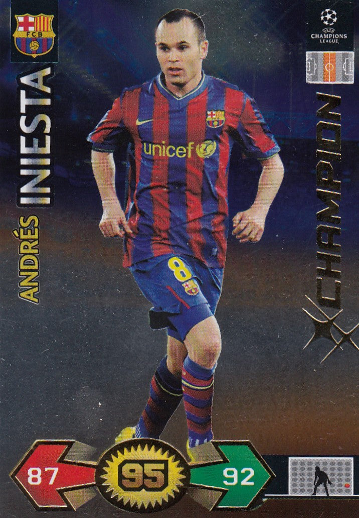 105. ANDRÈS INIESTA - BARCELONA - CHAMPION