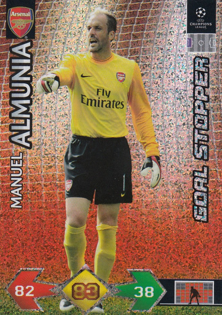 UE-375. MANUEL ALMUNIA - ARSENAL - GOAL STOPPER