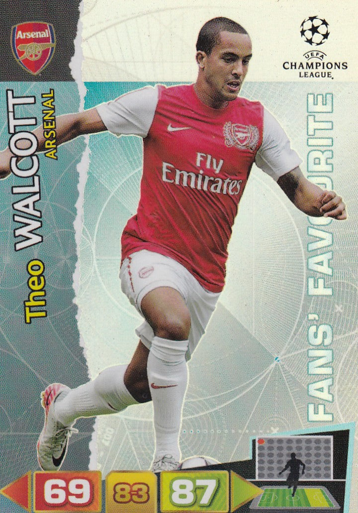 297. THEO WALCOTT - ARSENAL - FANS` FAVORITE