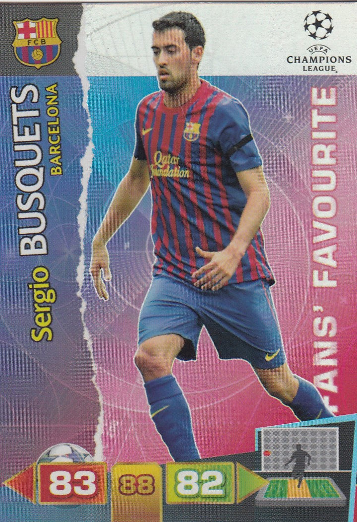 298. SERGIO BUSQUETS - BARCELONA - FANS` FAVORITE