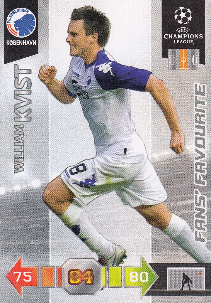 UE-040. WILLIAM KVIST - FC KØBENHAVN - FANS` FAVORITE