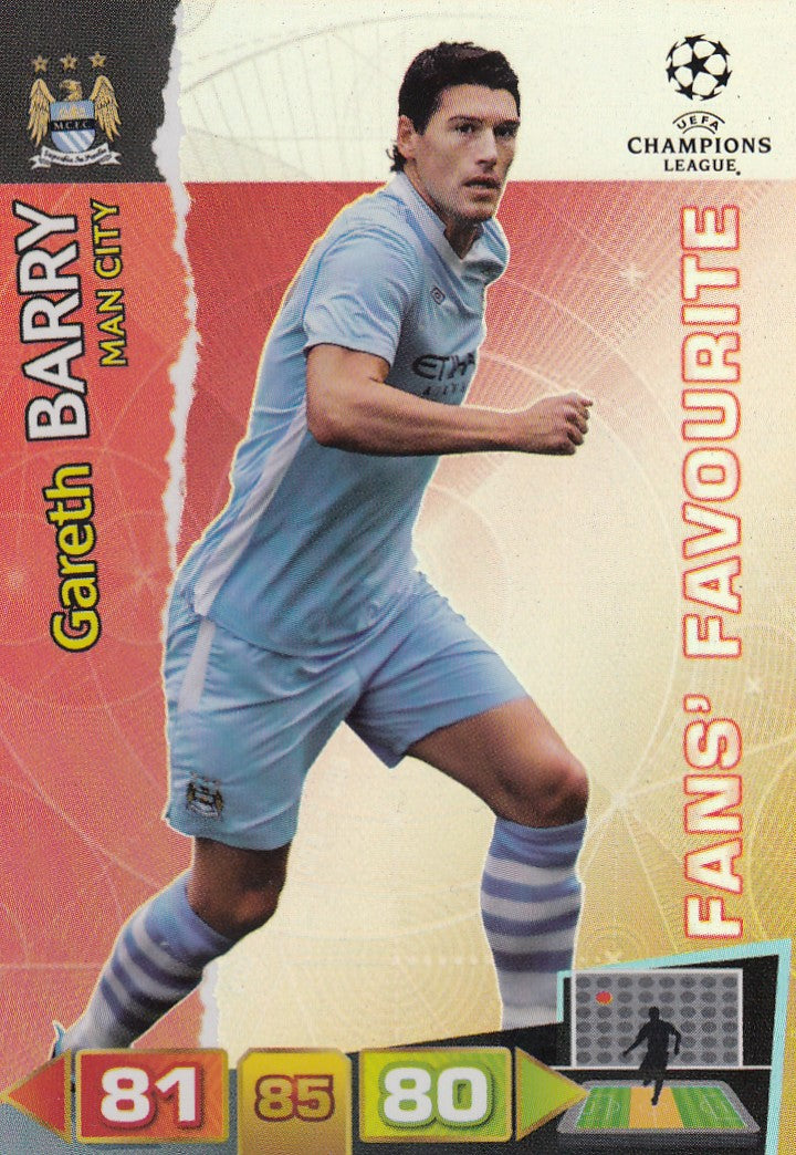 310. GARETH BARRY - MANCHESTER CITY - FANS` FAVORITE