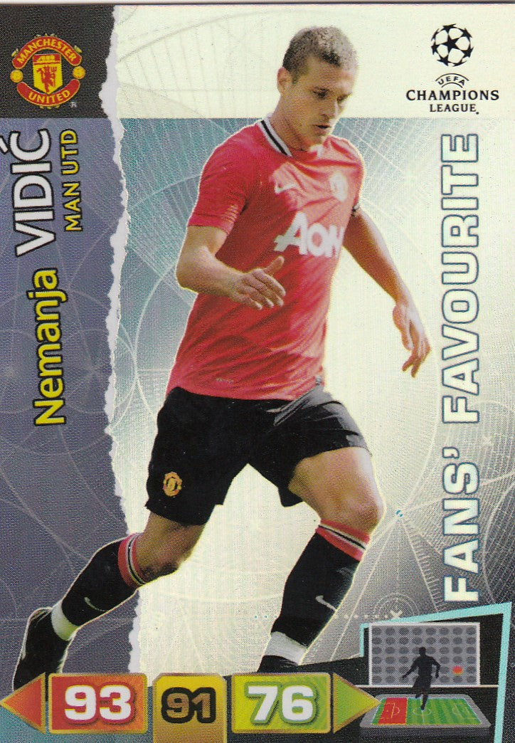 311. NEMANJA VIDIC - MANCHESTER UNITED - FANS` FAVORITE