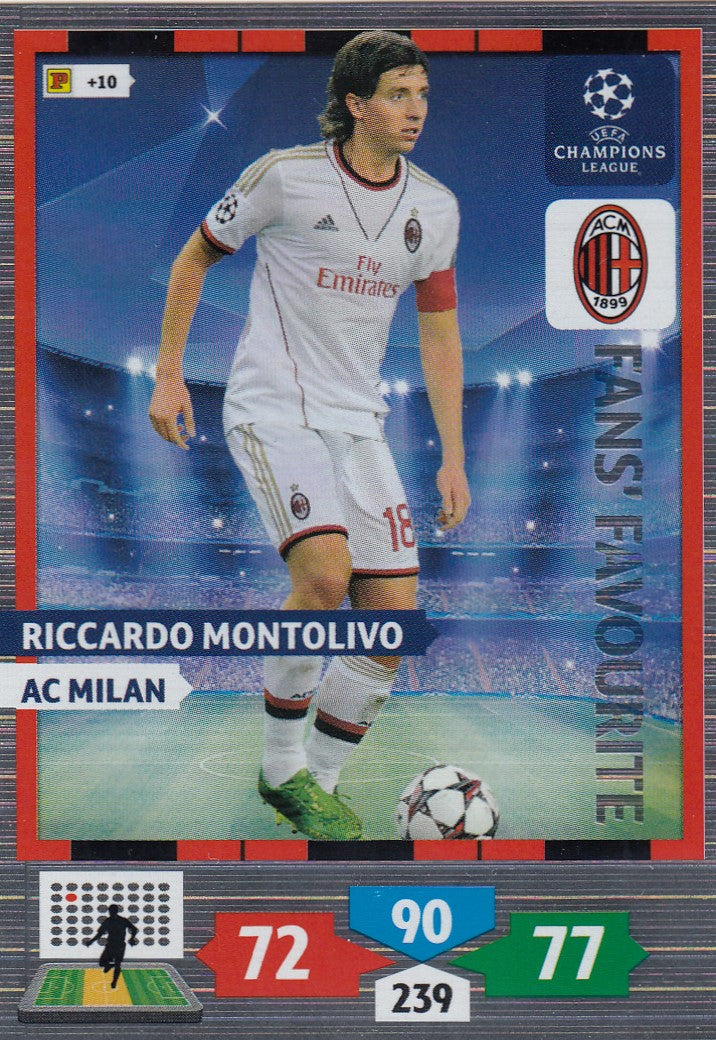 307. RICCARDO MONTOLIVO - AC MILAN - FANS` FAVORITE