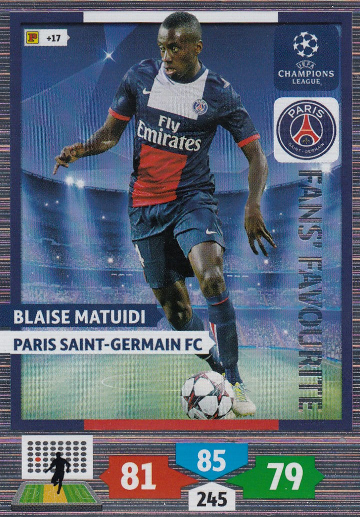 312. BLAISE MATUIDI - PARIS SAINT-GERMAIN - FANS` FAVORITE