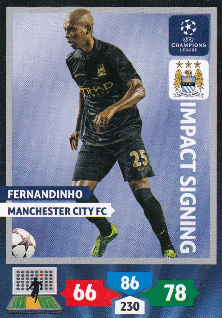 276. FERNANDINHO - MANCHESTER CITY - IMPACT SIGNING