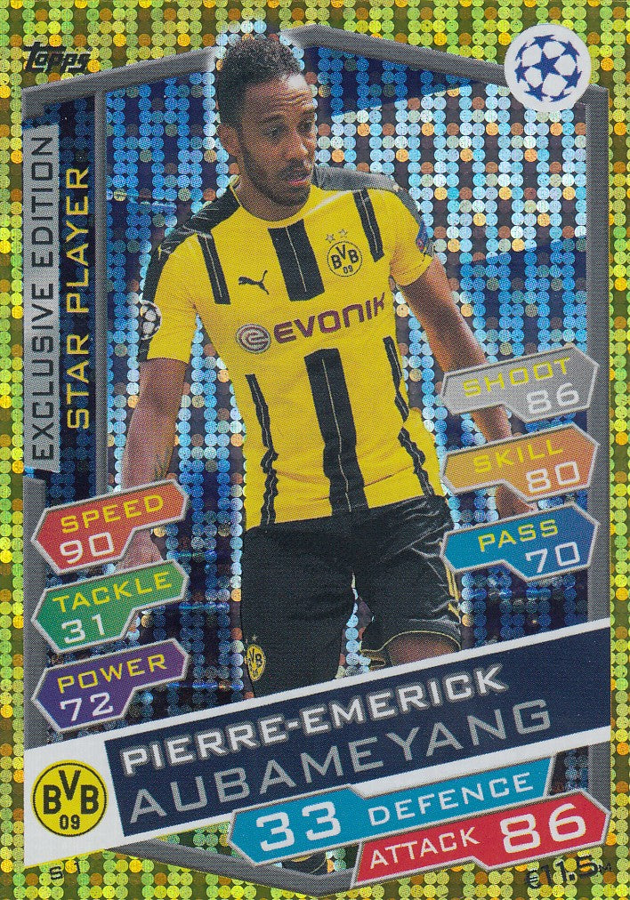 S01. PIERRE-EMERICK AUBAMEYANG - BORUSSIA DORTMUND - EXCLUSIVE - STAR PLAYER