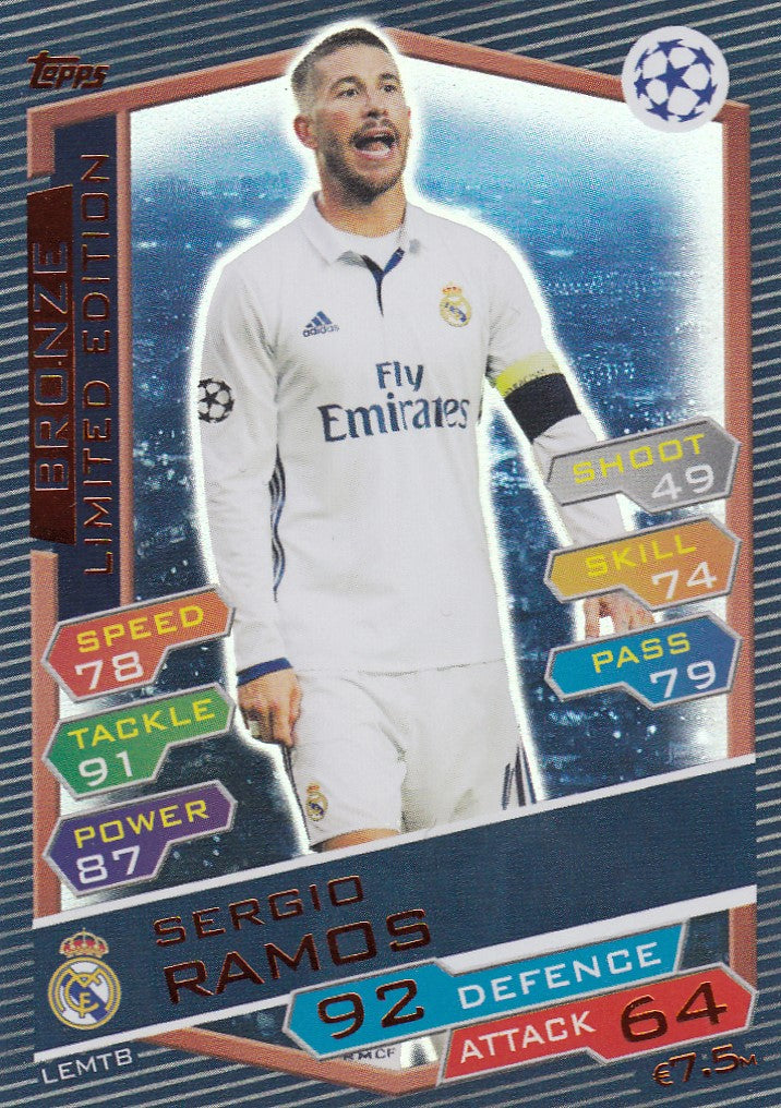 LEMTB. SERGIO RAMOS - REAL MADRID - LIMITED EDITION BRONZE