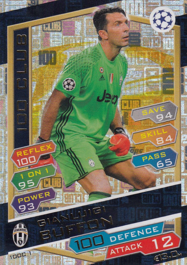 100C-01. GIANLUIGI BUFFON - JUVENTUS - 100 CLUB