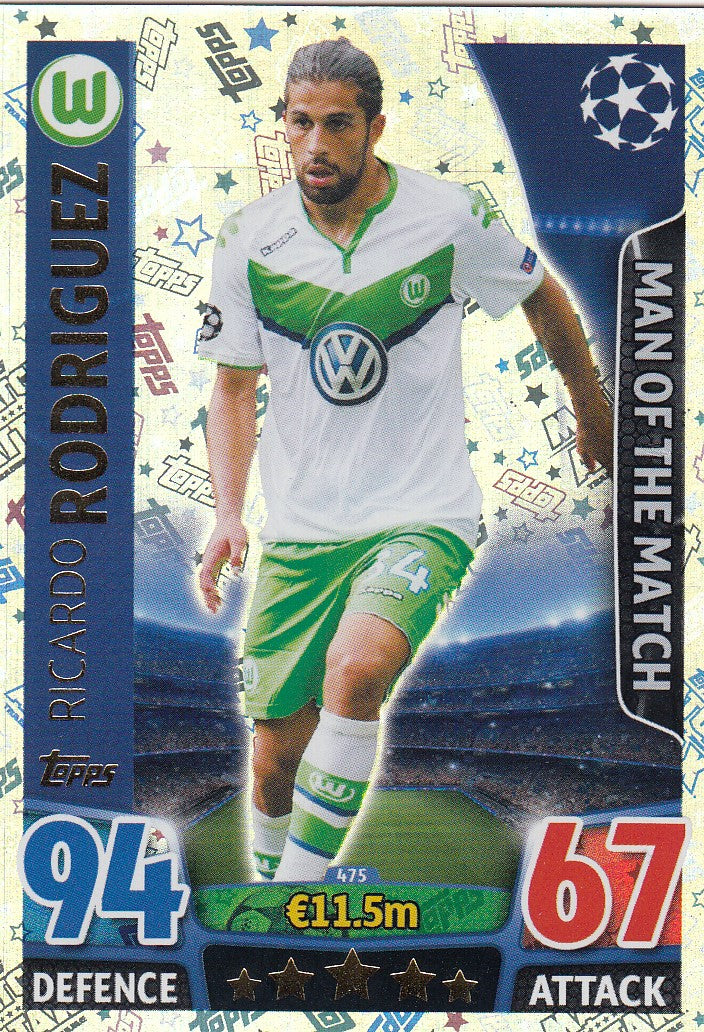 475. RICARDO RODRIGUEZ - WOLFSBURG - MAN OF THE MATCH
