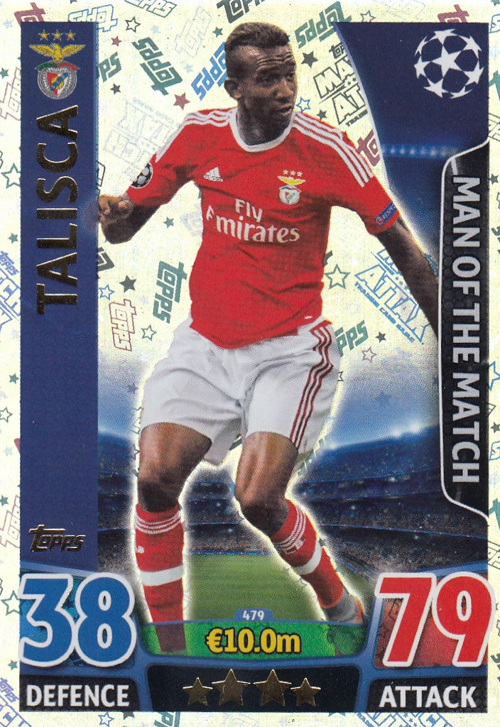 479. TALISCA - BENFICA - MAN OF THE MATCH