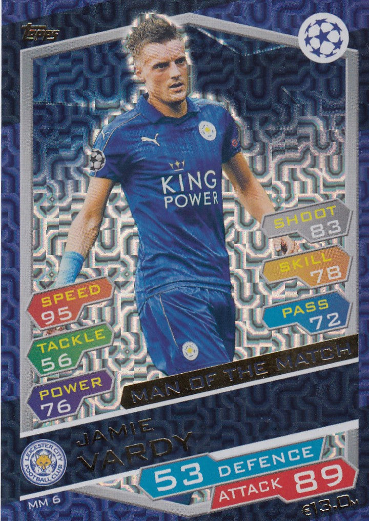 MM06. JAMIE VARDY - LEICESTER CITY - MAN OF THE MATCH