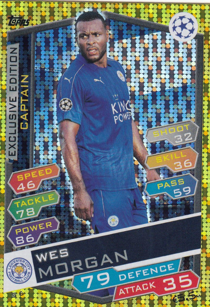 S06. WES MORGAN - LEICESTER CITY - EXCLUSIVE - CAPTAIN