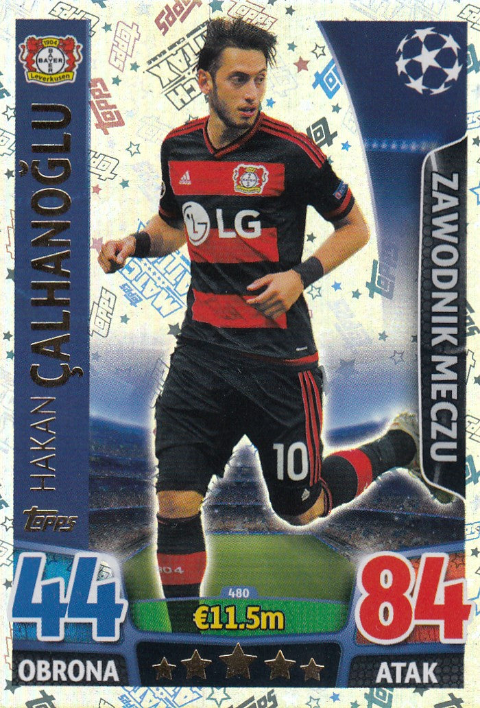 480. HAKAN CALHANOGLU - BAYER LEVERKUSEN - MAN OF THE MATCH