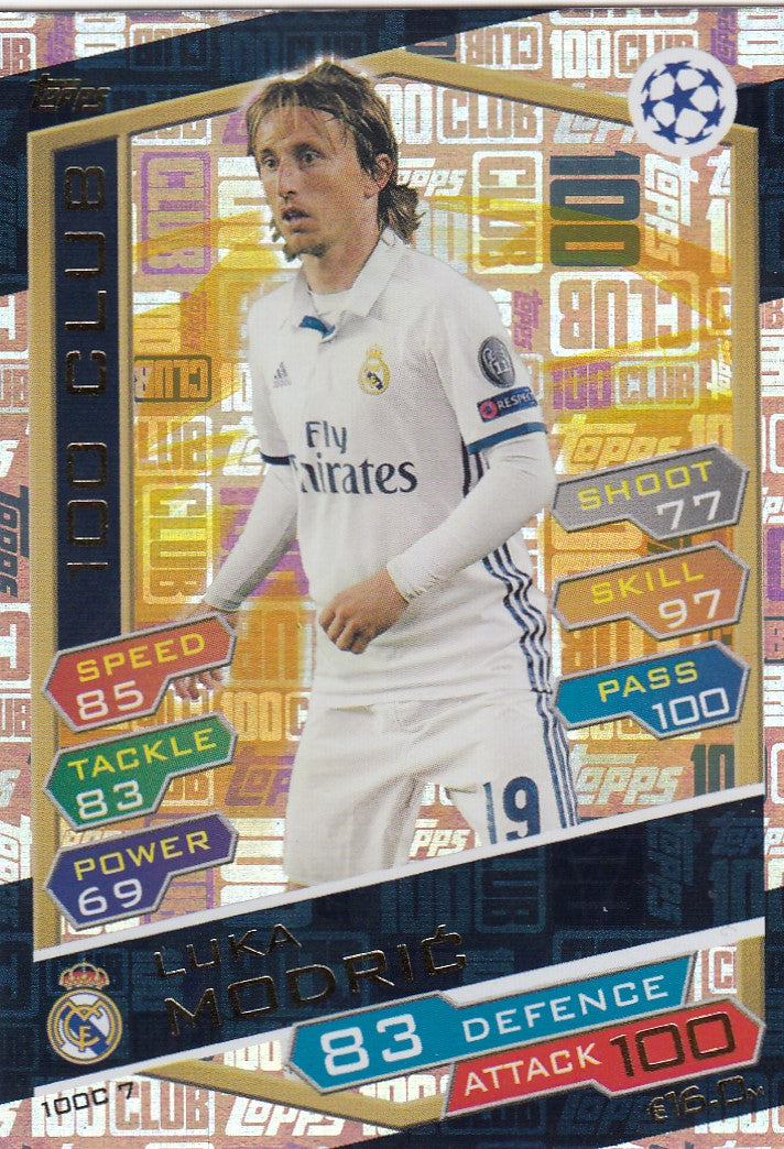 100C-07. LUKA MODRIC - REAL MADRID - 100 CLUB