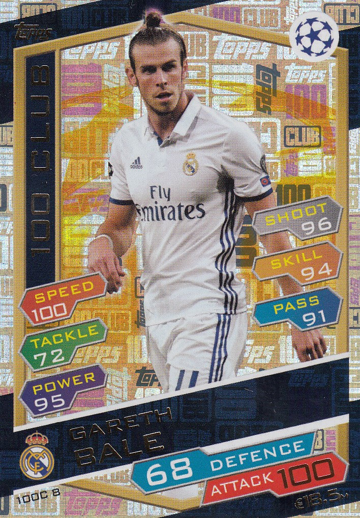 100C-08. GARETH BALE - REAL MADRID - 100 CLUB