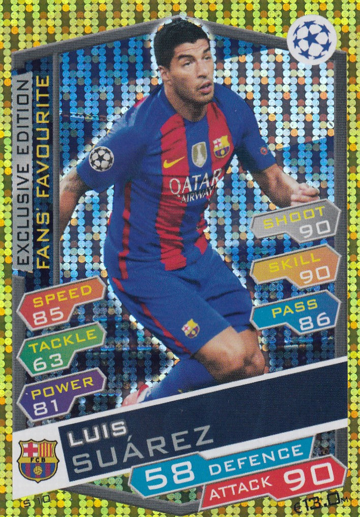 S10. LUIS SUÀREZ - BARCELONA - EXCLUSIVE - FANS` FAVORITE