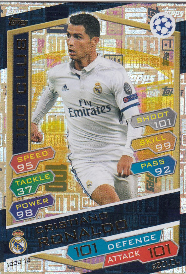 100C-10. CHRISTIANO RONALDO - REAL MADRID - 100 CLUB