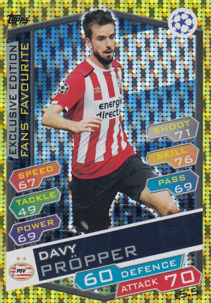 S12. DAVY PROPPER - PSV EINDHOVEN - EXCLUSIVE - FANS` FAVORITE