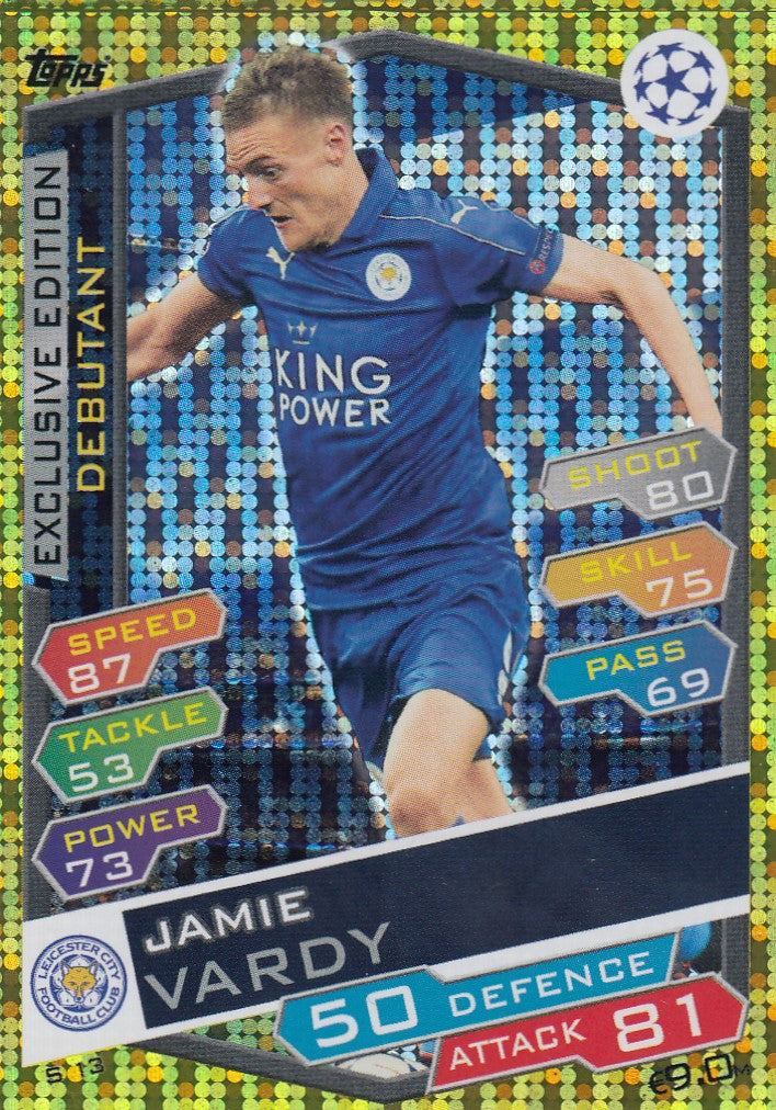 S13. JAMIE VARDY - LEICESTER CITY - EXCLUSIVE - DEBUTANT