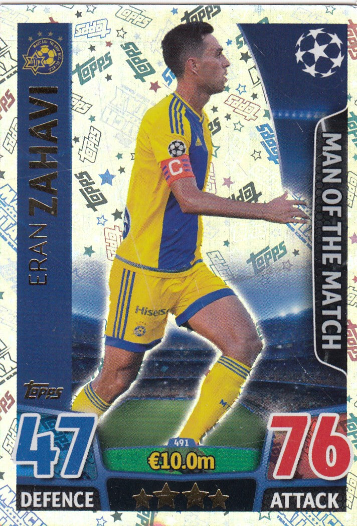 491. ERAN ZAHAVI - MACCABI TEL AVIV - MAN OF THE MATCH