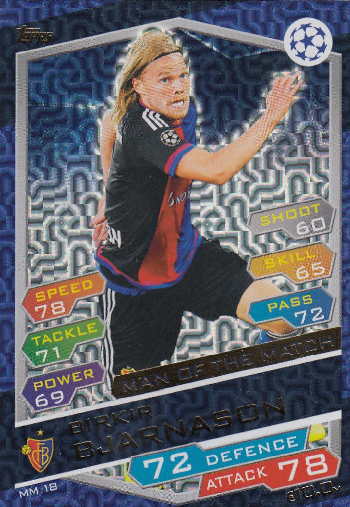 MM18. BIRKIR BJARNASON - BASEL - MAN OF THE MATCH