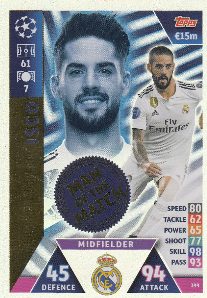399. ISCO - REAL MADRID - MAN OF THE MATCH