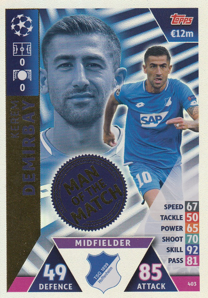 403. KEREM DEMIRBAY - HOFFENHEIM - MAN OF THE MATCH