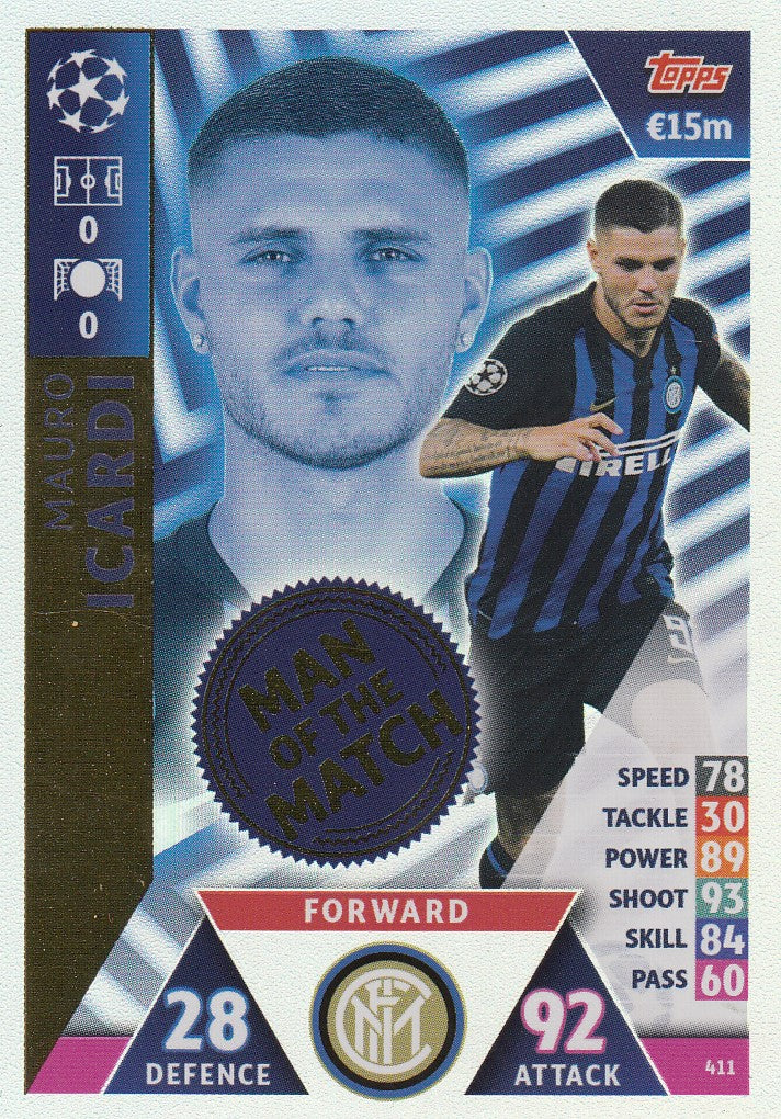 411. MAURO ICARDI - INTER - MAN OF THE MATCH