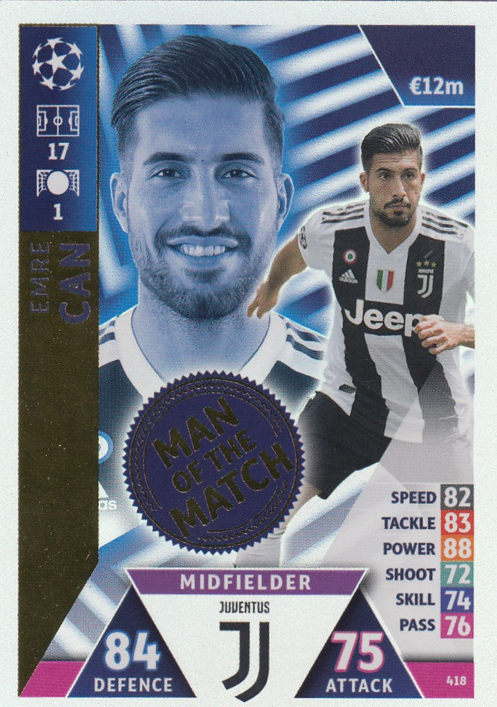 418. EMRE CAN - JUVENTUS - MAN OF THE MATCH