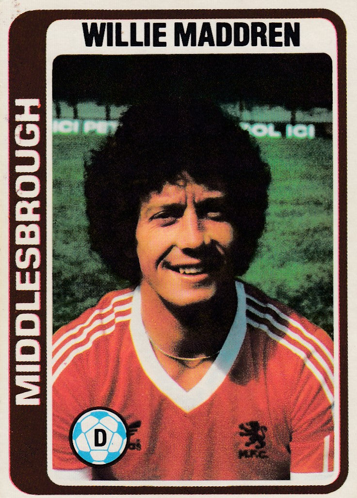 187. Willie Maddren - Middlesbrough